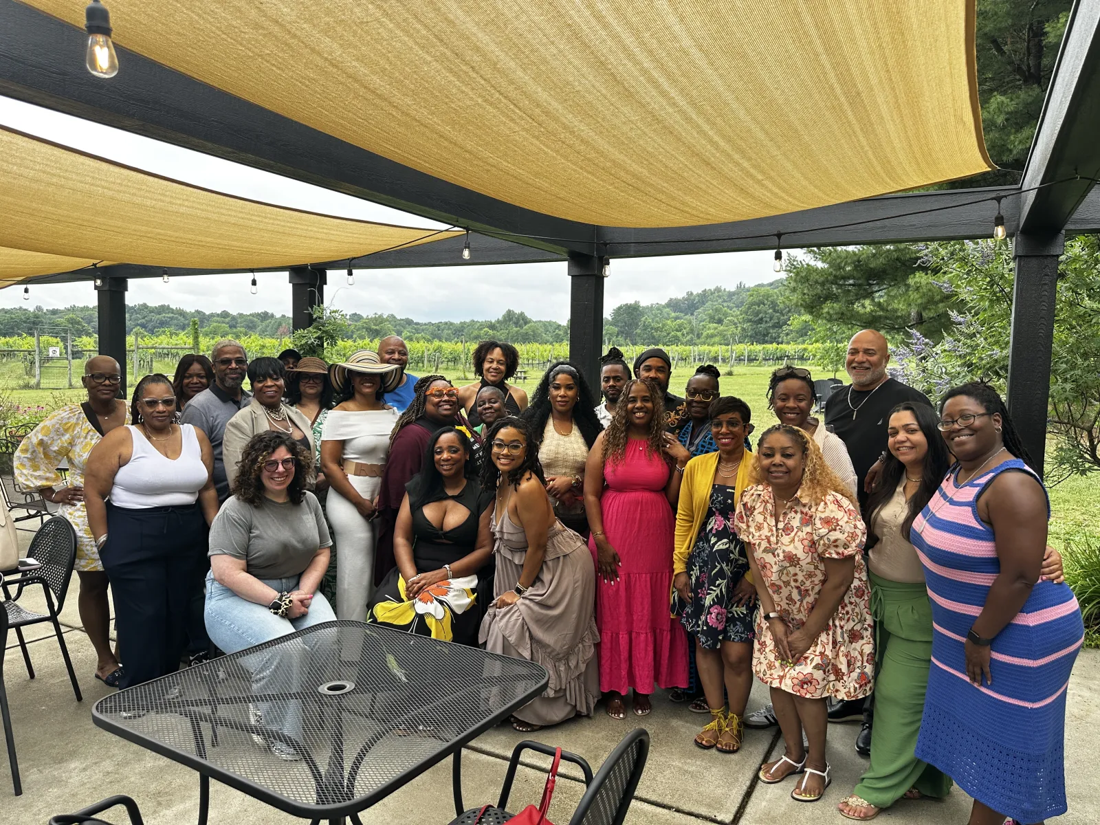 LDTG Insiders sharing a group experience at a vineyard